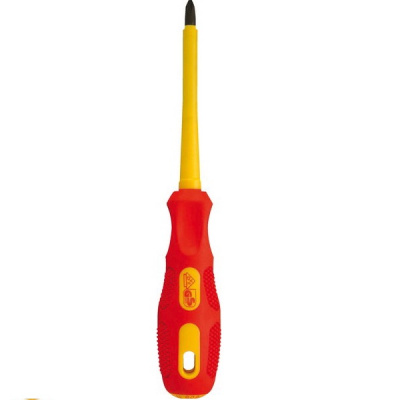 Отвертка крестовая PH 1x80 для электрика Hans