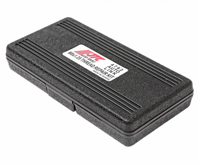 Набор инструментов для восстановления резьбы (вставки М14х1.25, L=12.4мм, 5шт.) 9 предметов JTC-4788