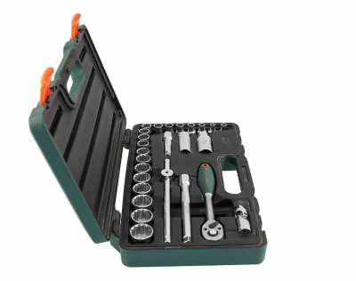 Набор головок торцевых Super Tech 3/8 DR, с аксессуарами, 26 предметов Jonnesway S68H3126S
