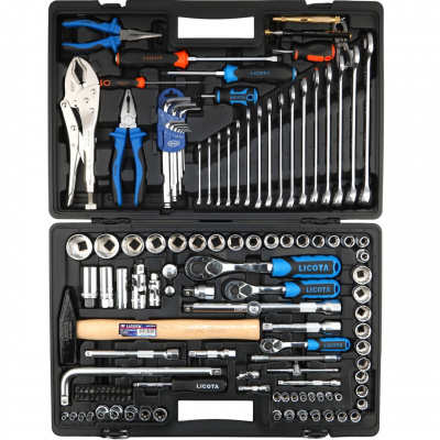 Набор инструмента 1/4", 3/8", 1/2", 131 предмет Licota  