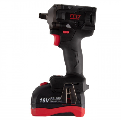 Гайковерт аккумуляторный ударный укороченный 1/2", 900 Нм, 18В MIGHTY SEVEN