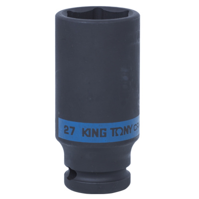 Головка торцевая ударная глубокая шестигранная 1/2", 27 мм 443527M King Tony