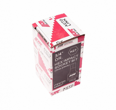 Бита-головка 3/4 HEX H27х88мм ударная JTC-648827