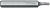 Вставка (бита) торцевая 5/16", TORX, T50, L = 70 мм 187050T King Tony