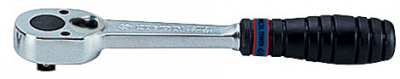 Трещотка 1/4", 140 мм, 24 зубца, флажковая, фиксатор 2779-55G King Tony