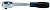 Трещотка 1/4", 140 мм, 24 зубца, флажковая, фиксатор 2779-55G King Tony