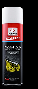 VENWELL VW-SL-009RU Очиститель наклеек, липких лент, насекомых Industrial cleaner (аэрозоль) 500 мл
