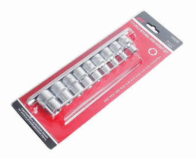 Набор головок торцевых 1/2 TORX Е10-Е24 9 предметов JTC-H409E