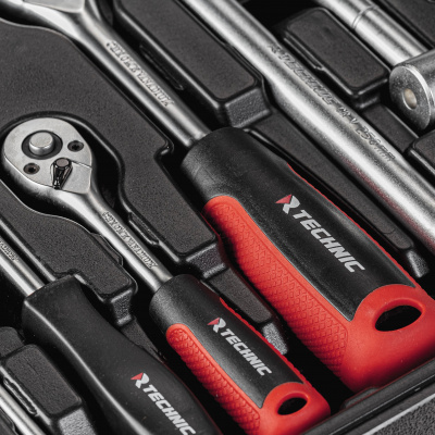 Набор ручных инструментов  1/2", 1/4" 108 предметов TECHNIC RUNTEC 
