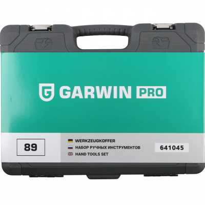 Набор ручных инструментов 1/4" и 1/2" 6 гр. 89 предметов GARWIN