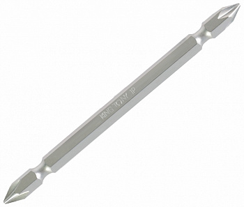 Вставка (бита) торцевая 1/4", Phillips, PH1, L = 110 мм, двухсторонняя, для шуруповерта KING TONY 131101P