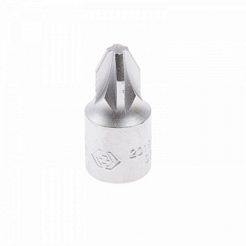 Насадка (бита) торцевая 1/4", Pozidriv №3, L = 25 мм KING TONY 201803X
