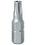 Вставка (бита) торцевая 1/4", TORX, T27, L = 25, с отверстием KING TONY 102527U